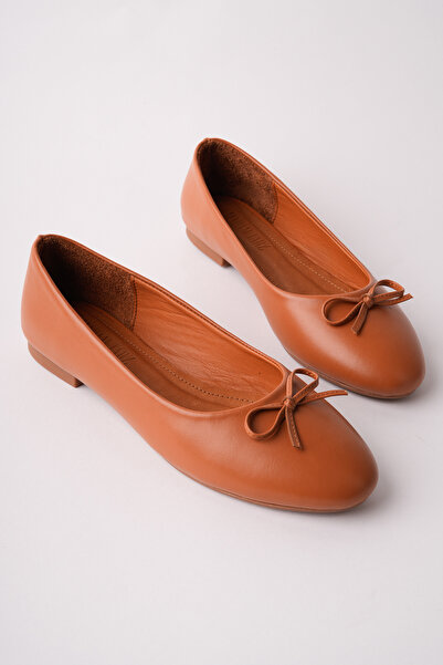 Madam Tarz JBR-S01 Μπαλαρίνες με επίπεδη σόλα από γνήσιο δέρμα
