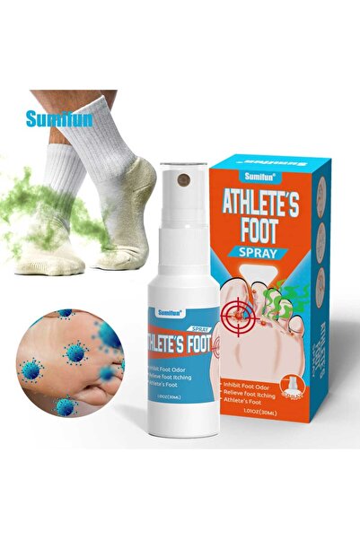 SUMIFUN Athlete's Foot Spray، وهو بخاخ علاجي 30مل مصمم للعناية بفطريات القدم