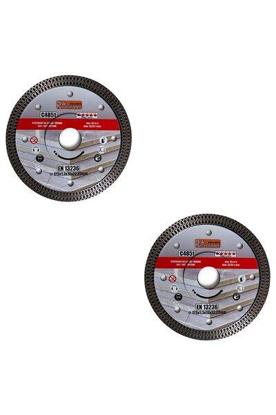 richmann exclusive Set 2 discuri diamantate turbo subtire, ceramica, taiere u...