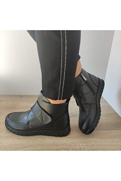 PASS Γυναικεία casual μποτάκια M5M530004 01-N ΜΑΥΡΟ - 37, Μαύρο