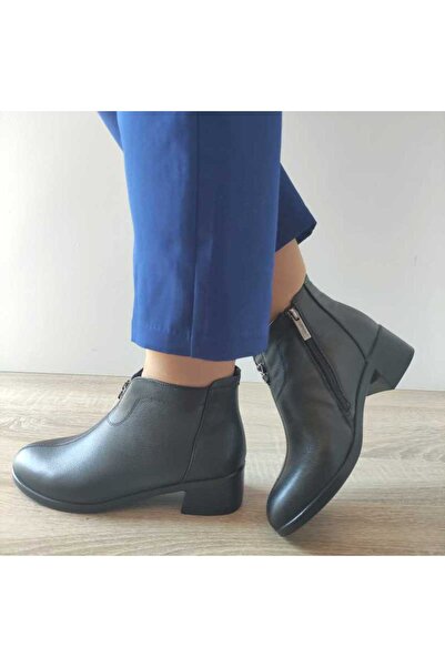 PASS Γυναικεία casual μποτάκια 900008 01-N ΜΑΥΡΟ - Μαύρο, 37