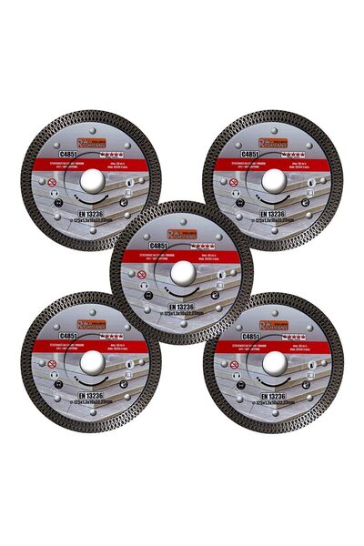 richmann exclusive Set 5 discuri diamantate turbo subtire, ceramica, taiere u...