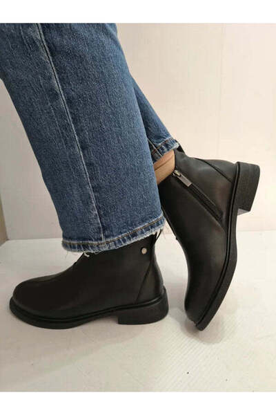 PASS Γυναικεία casual μποτάκια 570009D 01-N ΜΑΥΡΟ - Μαύρο, 39