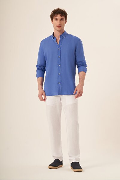 Whitefin Men's Linen Shirt Mat Saks
