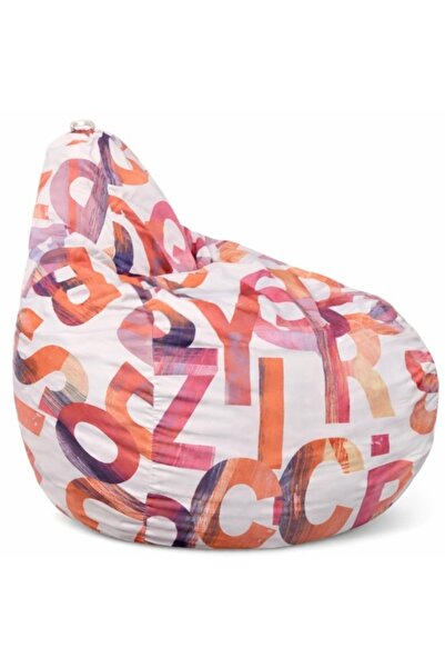 Pufrelax Nirvana Light Bean Bag for Kids - Scarlet Letters
