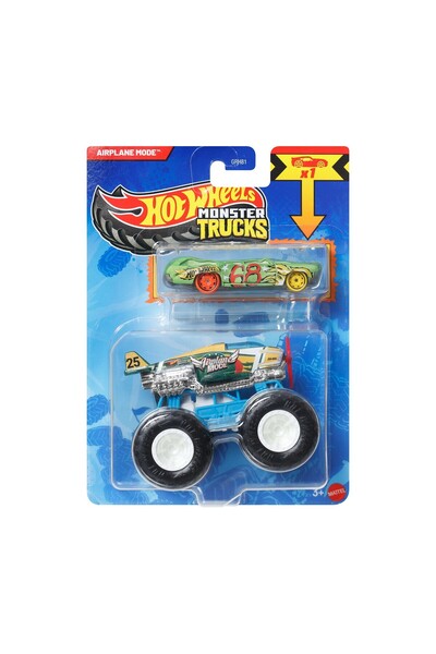 mattel Hot Wheels Φορτηγά Τέρατα Αεροπορικής Λειτουργίας Σετ 2 Οχημάτων (JJT53)