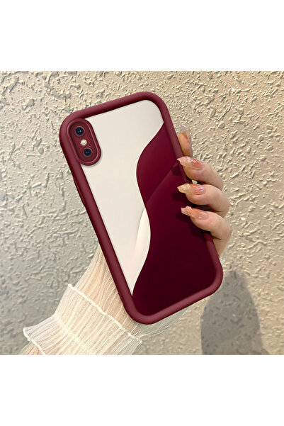 CASEVIBE iPhone X/XS Uyumlu Şık ve sade renkli tasarım, yüksek kaliteli silik...
