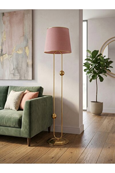 VENÜS NOVA SCEPTRUM GOLD METAL LAMBADER | PEMBE GOLD ŞERİT KUMAŞ BAŞLIK SALON...