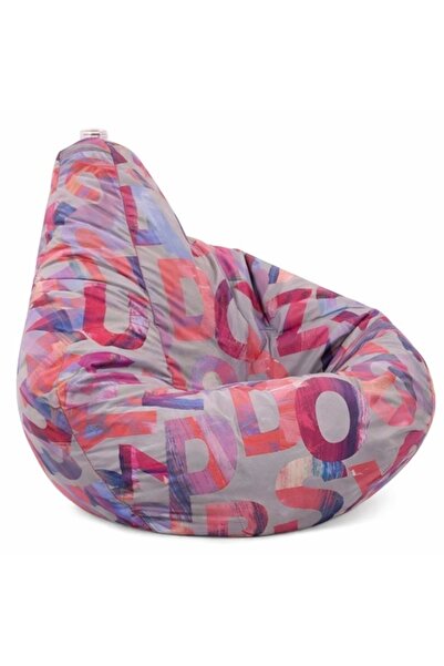 Pufrelax Nirvana Light Bean Bag Chair for Kids - Crimson