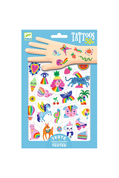 djeco Tatuaje curcubeu