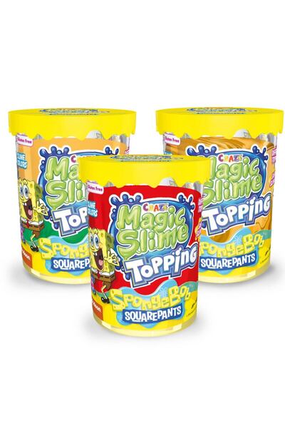 CRAZE Slime Magic SpongeBob 70 ml cu sclipici si topping modele asortate