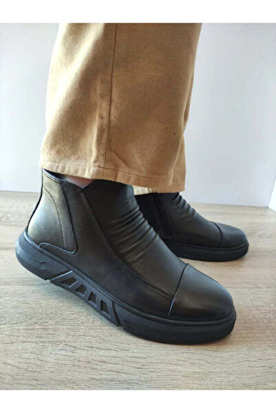 FRANCO GERARDO Ανδρικά casual μποτάκια 2M72703 ΜΑΥΡΟ - Μαύρο, 44