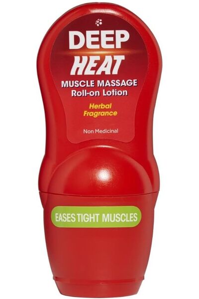 Deep heat لوشن تدليك رول أون 50 مل، عبوة واحدة