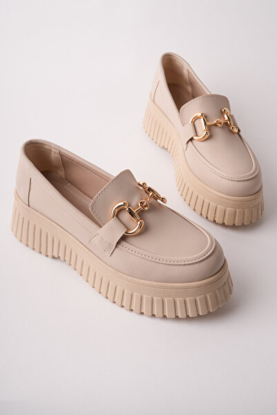 Madam Tarz BLN-1071 Loafer με χοντρή σόλα και αγκράφα