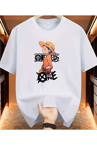 LİNA06 Men's 100% Cotton Printed Short Sleeve T-Shirt