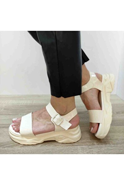 FORMAZIONE Σανδάλι CASUAL DAMA Q52390 ΚΡΕΜ - 40, Κρεμ