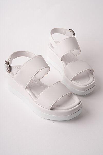 Madam Tarz NVL-403 Σανδάλια με χοντρή σόλα και επίπεδη καμάρα