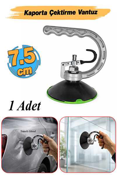 Badem10 (7.5 cm) Tekli Kaporta Göcük Çektirme Vantuz Cam Vakumlu Fayans Ahşap...