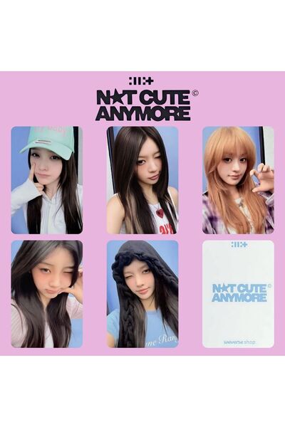 Kpop Dünyasi ILLIT '' Not Cute Anymore '' Photocards Set POB 1