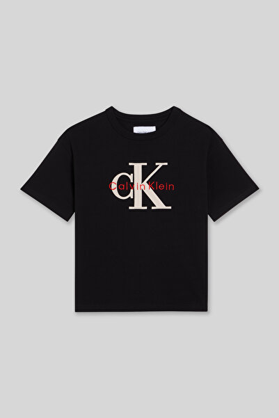 Calvin Klein Erkek Çocuk Siyah Tişört