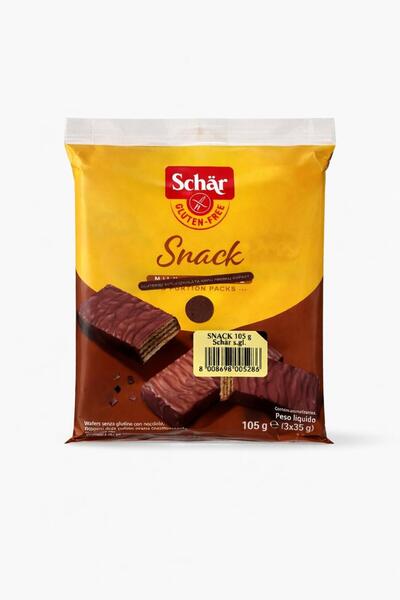Schar Snack Glutensiz Çikolata Kaplı Fındıklı Gofret 3*35 GR