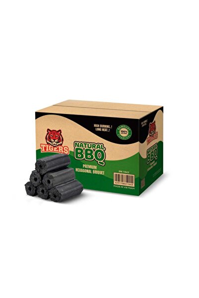 Dan' Dan Dan Tiger Natural BBQ Charcoal, 5 kg