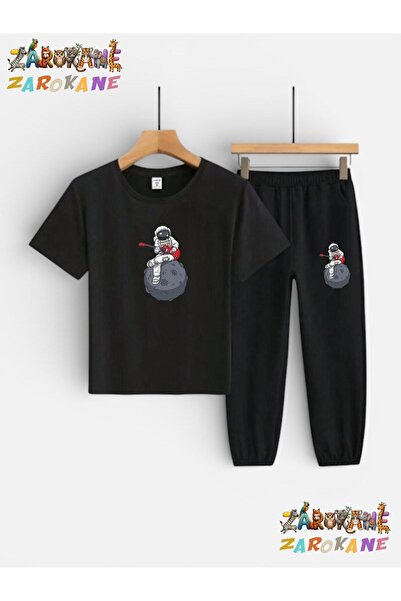 ZAROKANE GUITARIST ASTRONAUT T-SHIRT I PANTALONI ZA TRENING SA PRINTOM, DVOST...