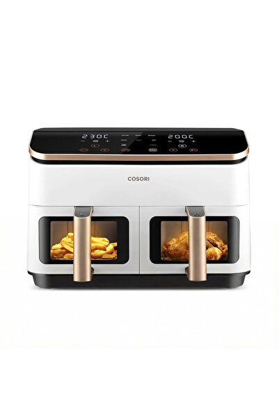 COSORI Φριτέζα Αέρος, 2 Θέσεις, 6-σε-1, Διπλή Ζώνη, XXL, 8.5 Λίτρα, Παράθυρο ...