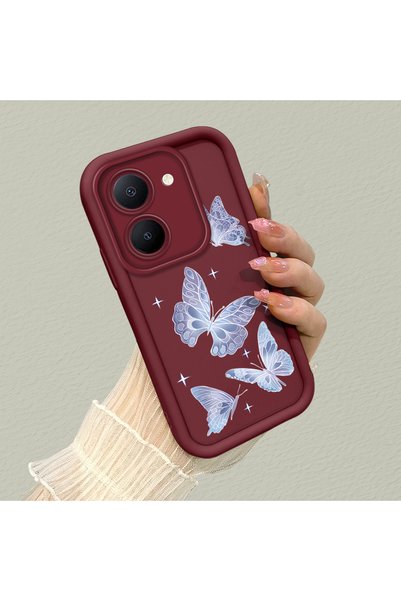 ARTISHELL حافظة هاتف من السيليكون متوافقة مع Vivo Y27 5G/Y27S مع زر شريطي ونم...