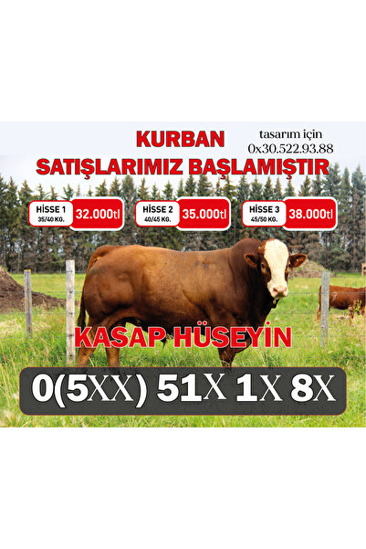 Atalya Reklam ve Tasarım Sacrificial Offering Banner, Eid Al-Adha Banner, But...