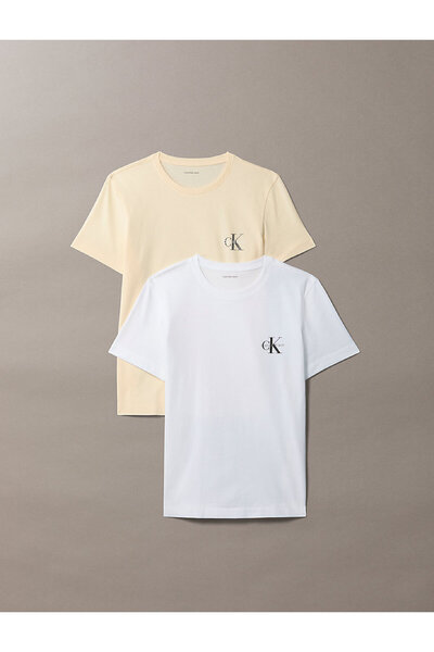 Calvin Klein Kadın Monologo Detaylı 2'li T-shirt