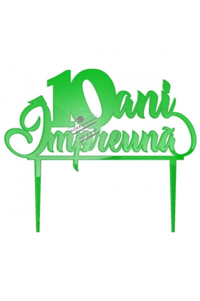 Decoratiuni Dulci Διακοσμητικό κορυφής... ανιμέ πλεξιγκλάς - Πράσινο