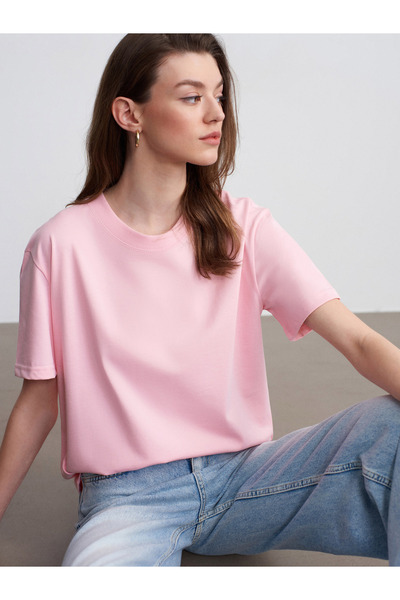 Dilvin 30312 100% Cotton Crew Neck T-Shirt