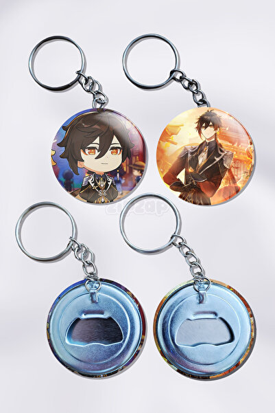 ZipZap Διακοσμητικό Μπρελόκ Τσάντας Zhongli Genshin Impact (2 ΤΕΜ)