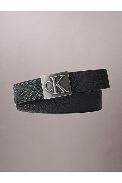 Calvin Klein Men's Ssnl Mono Plaque 40mm Belt