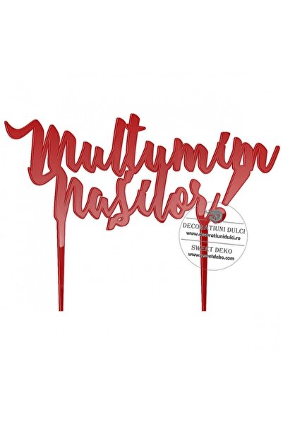 Decoratiuni Dulci Διακοσμητικό κάλυμμα για τραπέζια, από πλεξιγκλάς - Ροζ