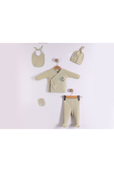 Rise Raba Dino Printed 5-Piece Unisex Hospital Outfit Set