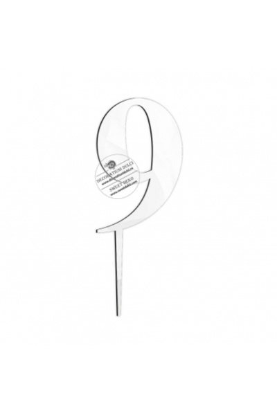 Decoratiuni Dulci Επιγραφή από πλεξιγκλάς, κλασική γραμματοσειρά - Λευκό, Κιφ...