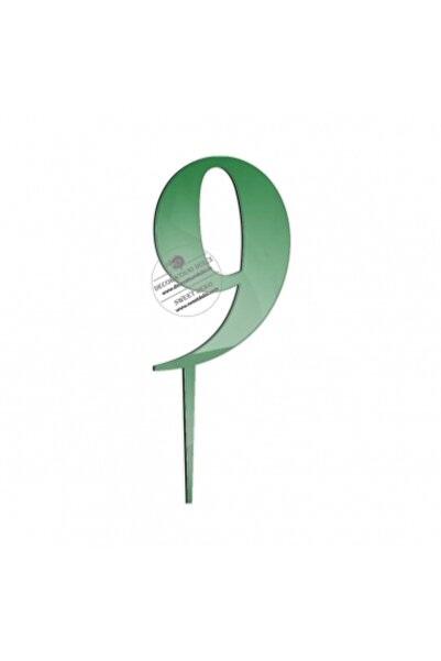 Decoratiuni Dulci Διακοσμητικό στολίδι από πλεξιγκλάς, κλασική γραμματοσειρά ...