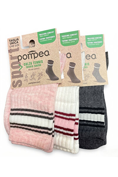 Pompea Pachet de 3 șosete multicolor
