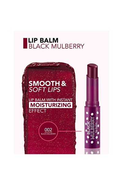 Flormar Lip Balm, 02 Black Mulberry