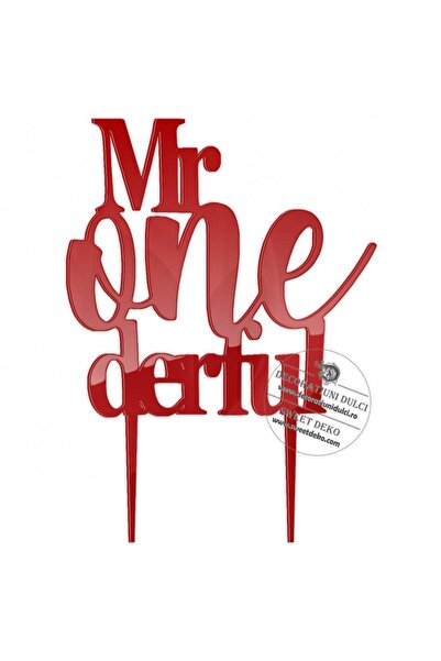 Decoratiuni Dulci Τοπερ Τορτ Μίστερ Ονέντερφουλ - Ρόζου