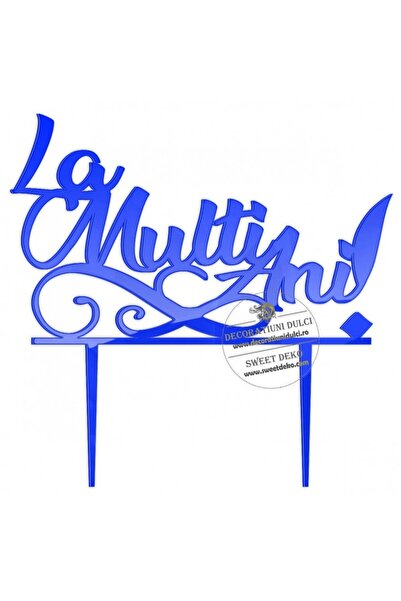 Decoratiuni Dulci Τοπερ Τορτ Λα Μάλτι Άνι! Αλβαστρού