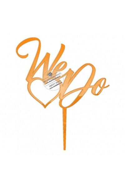 Decoratiuni Dulci Διακοσμητικό πλεξιγκλάς WE DO - Πορτοκαλί