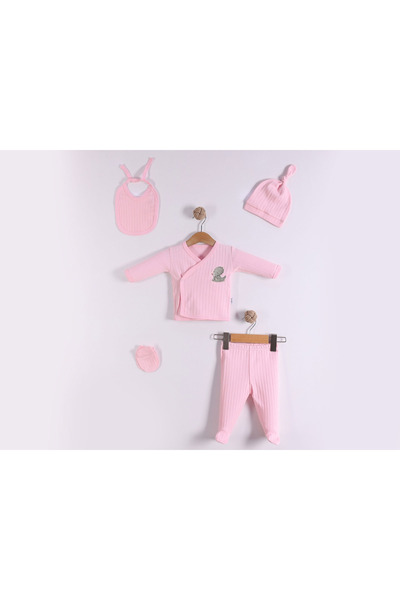 Rise Raba Dino Printed 5-Piece Unisex Hospital Outfit Set