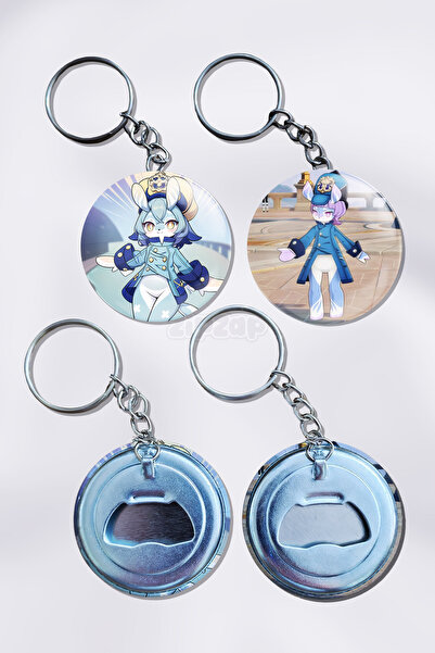 ZipZap Μελούσινα Στολίδι Τσάντας Genshin Impact με Μπρελόκ (2 ΤΕΜ)