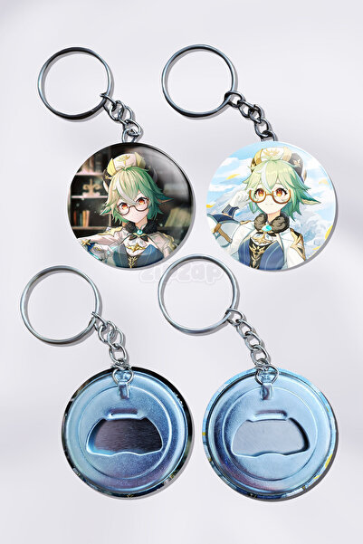 ZipZap Διακοσμητικό Μπρελόκ Τσάντας Sucrose Genshin Impact (2 ΤΕΜ)