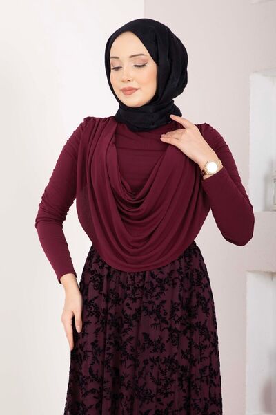 EBRUTESETTÜR Degaje Dökümlü Sandy Body Bordo