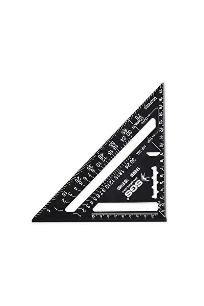 SGS PLUS SGS 180mm Profesyonel Alüminyum Üçgen Gönye