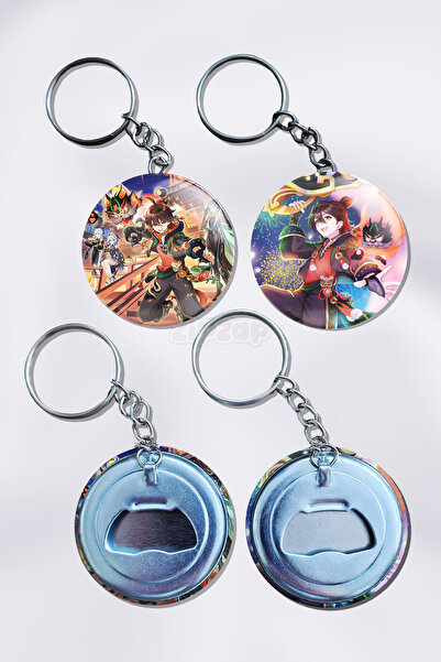 ZipZap Στολίδι για τσάντα Gaming Genshin Impact, Μπρελόκ (2 ΤΕΜ)